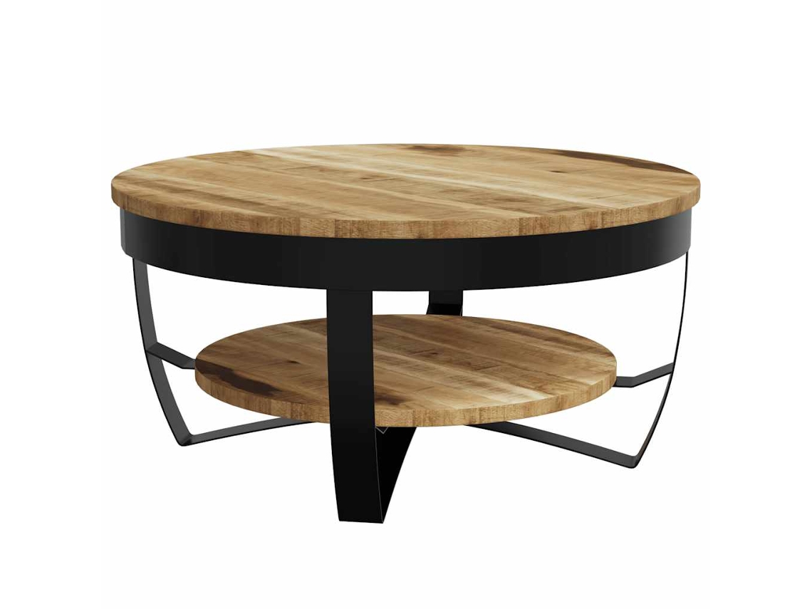 Conjunto 1 Mesa De Centro Vidaxl Marrom Madeira (65 X 32 X 65 Cm)