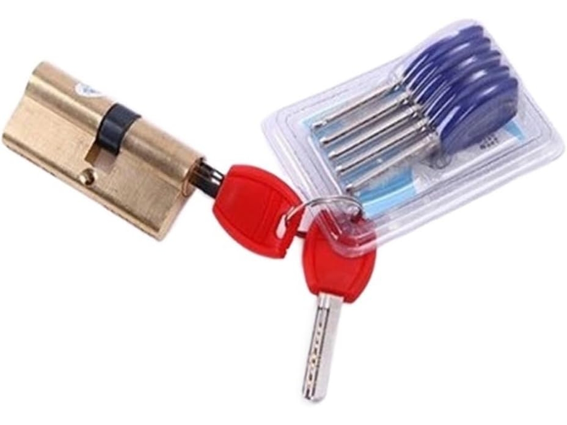 Cilindro de Fechadura 65 105 Mm 5 32 65 67 100 105 Mm, Proteção, Anti impacto, Trava