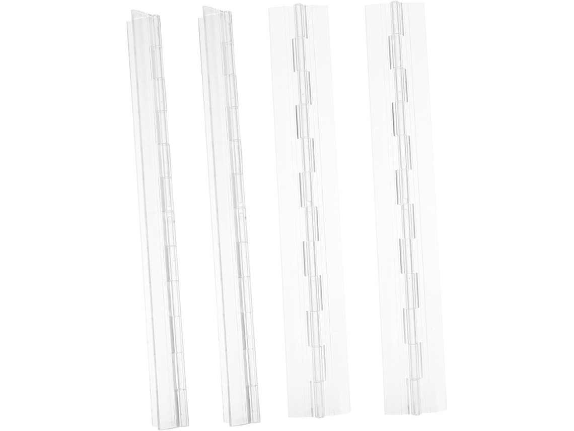 Conjunto De 4 Dobradiças Acrílico Para Mesa, Caixa, Artesanato, Porta