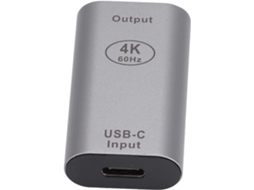 Conversor De Saída Usb C Para Hd, Caixa De Alumínio Portátil, Adaptador Plug And Play Usb C Para Saí Gokoco