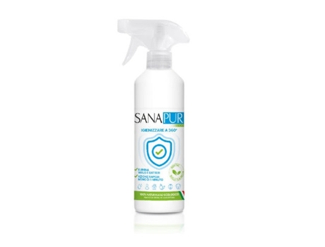 Sanapur Eco Desinfetante para mãos 500 ml Frasco dispensador de líquido S2LIFE