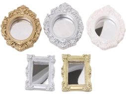 Mini Espelho Para Moldura Em Miniatura Em Estilo Barroco Retrô E Elegante |