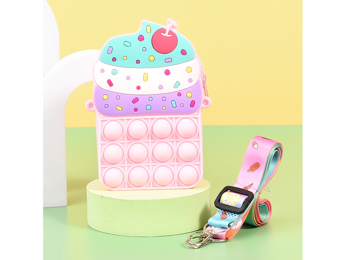 Bolsa de Moedas de Silicone LAXISCREED para Crianças
