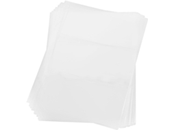 Pochettes De Rangement Transparentes De Banque - 10 Pages Par Pochette - Protège - Feuilles En Pvc Léger Blanc