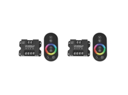 2 Controles Remotos Rgb Rf De Contato 30a Dc 12v 24v 3 Canais X 10a 360w/720w Para Fita De Led Smd 5050