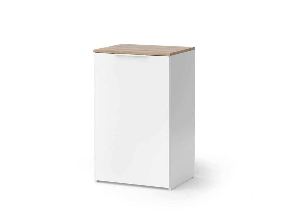 Comoda Wido, 50x80cm Com Prateleira, Branco, Sonoma, Vicco