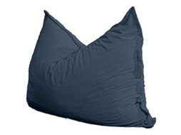 Pufe Bombazina Bananair 180 X 140 Cm Azul Escuro