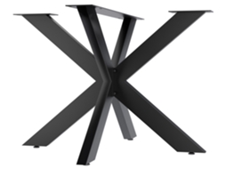 Pés De Mesa Biloxi Preto 100x100 Cm