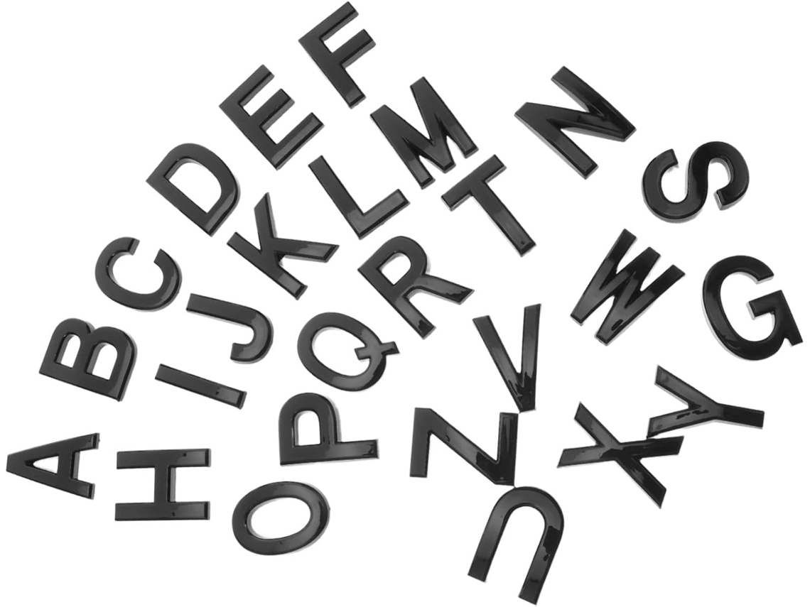 Adesivos De Parede Modernos Com Letras Do Alfabeto Para Casa Ou Comércio.