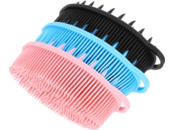 Conjunto De 3 Escovas Silicone Dupla Face Para Banho Chuveiro, Escova Esfoliante Suave Para Corpo E Rosto, E Diversos