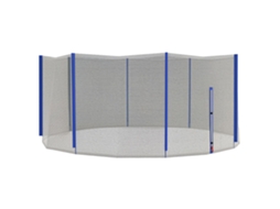 Rede Substituição Trampolins Ø366cm 8 Postes Retos Com Zíper
