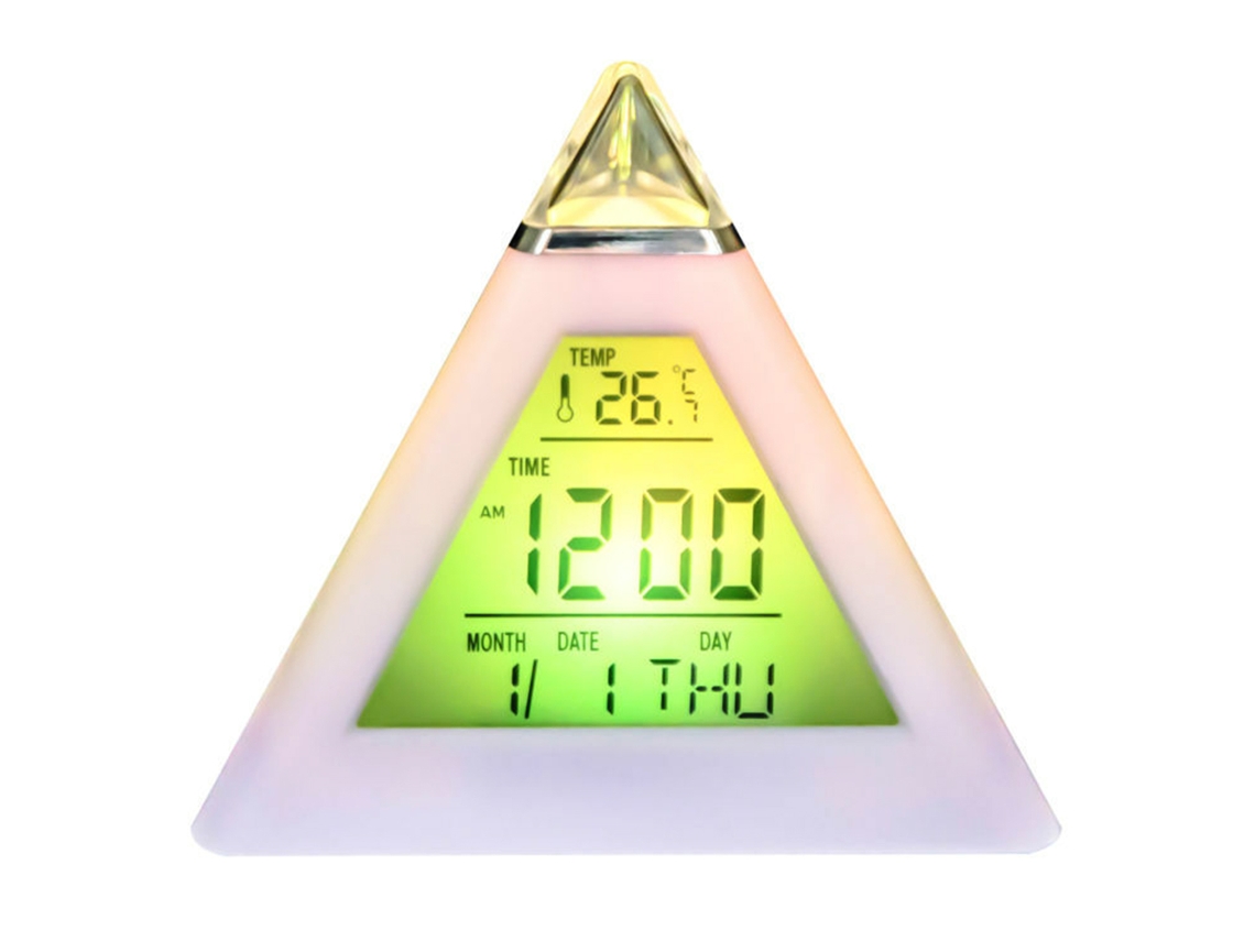 Relógio Digital Led Com Alarme De Bateria Para Quarto Infantil Com Calendário