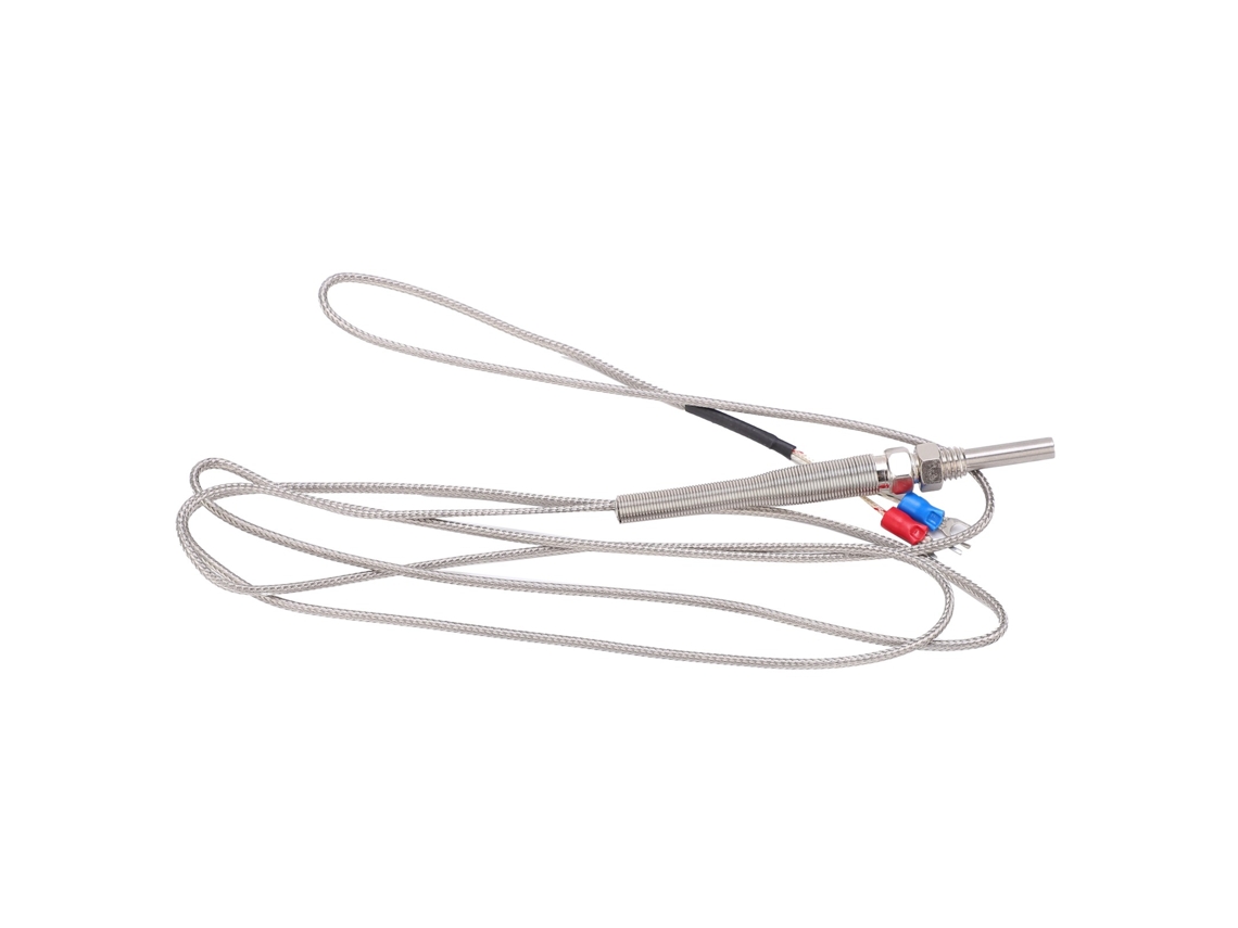 Yuru sonda Termopar Tipo K com Rosca M8 5x30mm Sensor Controlador de Temperatura para Indústria Química