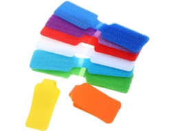 32 Abraçadeiras De Nylon Multicoloridas De 9x2cm, Em Tira.