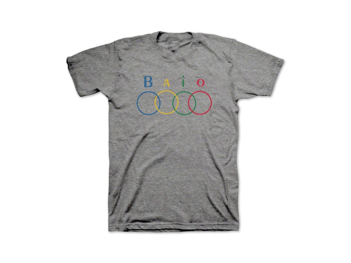 Camiseta Baio Olympic Ring ROCKINSTONE Unissex Adulto Mais Vendida Tamanho: M