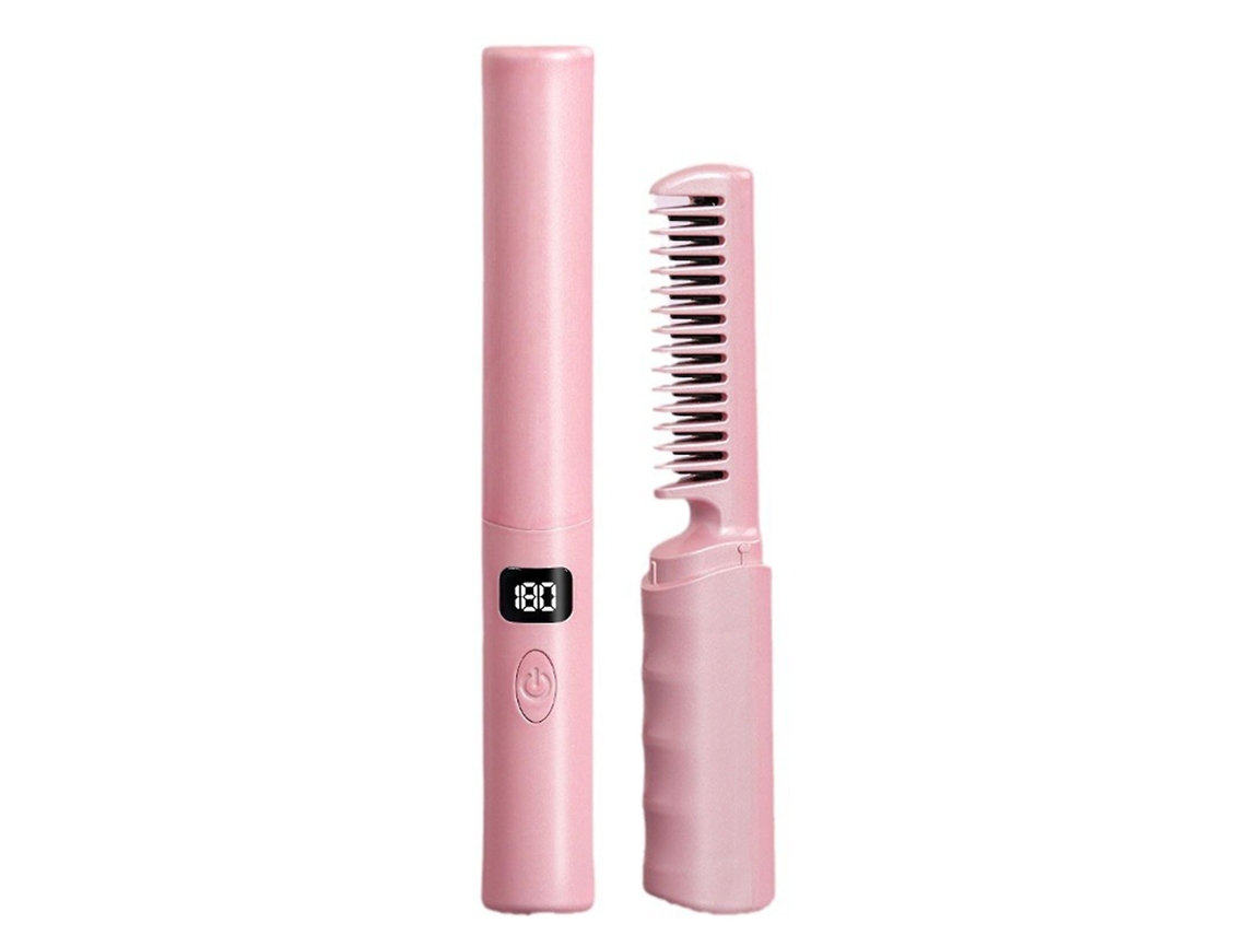 Prancha Alisadora De Cabelo Com Aquecimento Usb, Funcionamento Duradouro, Modelador De Cachos Ideal Para Uso Doméstico E Viagens. Hengjian