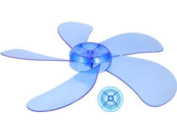Hélices De Reposição Para Ventilador Industrial, 5 Unidades Em Plástico Azul, 40 Cm