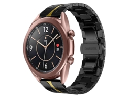 Pulseira De Metal Inoxidável Armor Para Samsung Galaxy Watch3 De 41 Mm