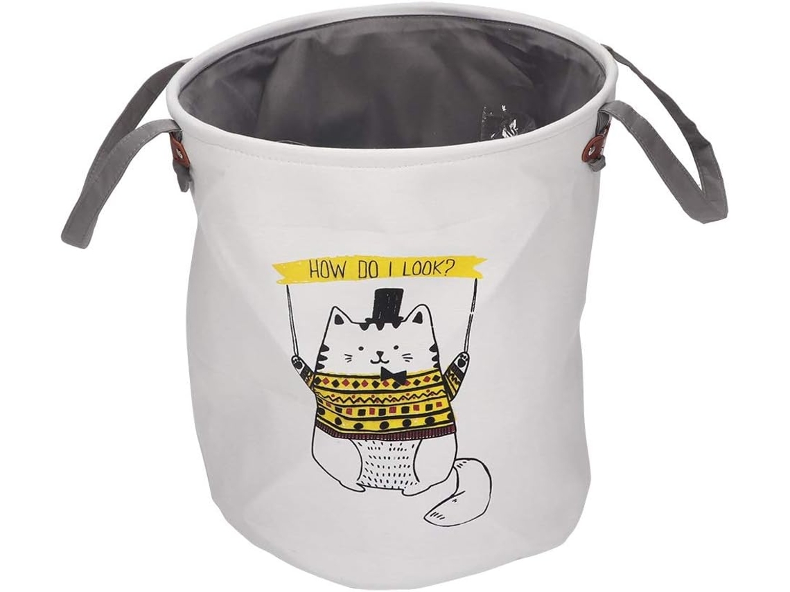 Caixa para gatos, cesto de arrumação, cesto de roupa duplo, arrumação de brinquedos, Zqkla Slowmoose