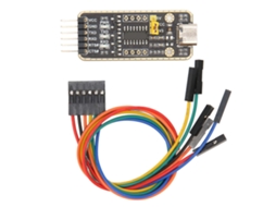 Adaptador Usb Para Uart Ttl Tipo C Módulo Conversor Serial 6pn Chip Ch343g