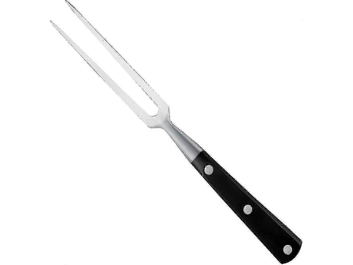 Garfo De Aço Inoxidável Reforçado Para Trinchar, Ideal Para Churrasco, Preparo De Carnes, Aves E Servir Peru.