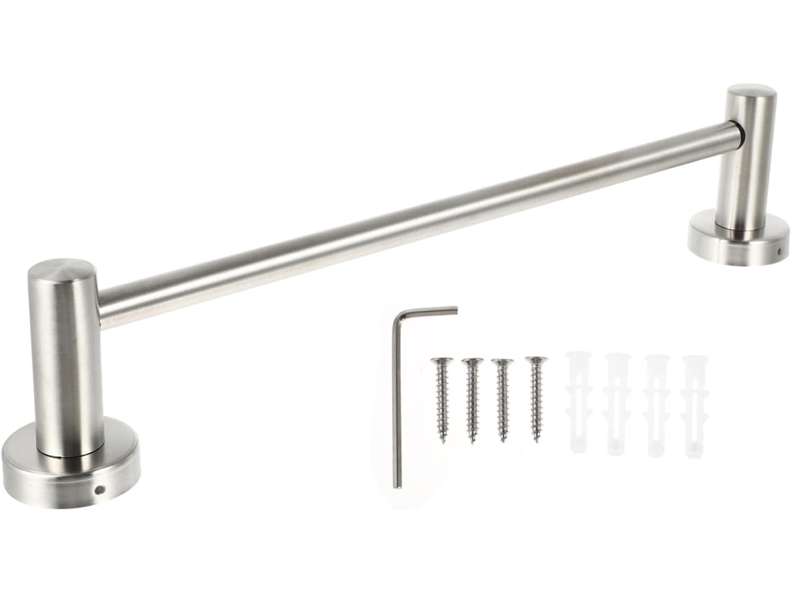 Tehaux Suporte De Toalha Mão Ajustável Em Aço Inoxidável, Retrátil, Para Montagem Na Parede, Ideal Para Banheiro E