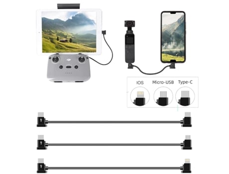 Cabo De Dados Para Dji Mavic 3/Ari 2/2S/Mini 2/Osmo Wndydx
