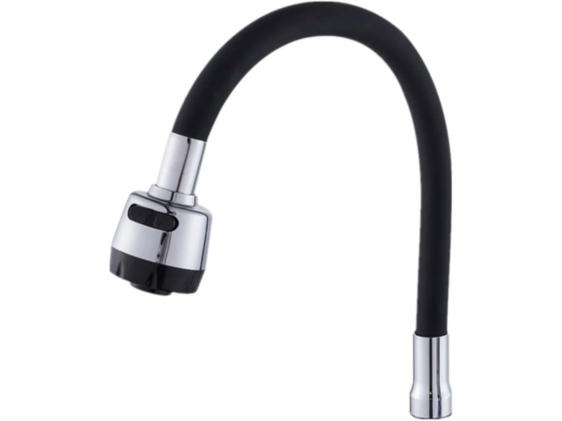 Torneira De Cozinha Giratória De 2 Vias Com Abastecimento Flexível De Água Fria, Para Instalação Em Superfície.