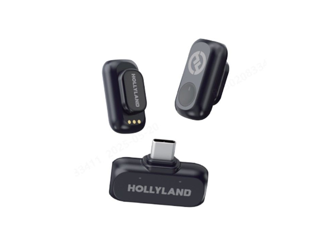 Microfone sem fio Lark A1 Mini Duo Tipo C HOLLYLAND