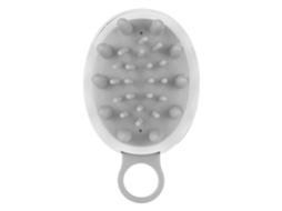 Escova De Massagem Para Shampoo De Silicone Com Limpeza De Couro Cabeludo E Cabelo (preto)