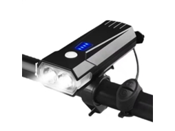 Luzes De Bicicleta - Lanterna Recarregável Com Display Led - Luzes De Bicicleta, Acessórios Noturnos Com 5 Modos Para Camping, Caminhada (pr