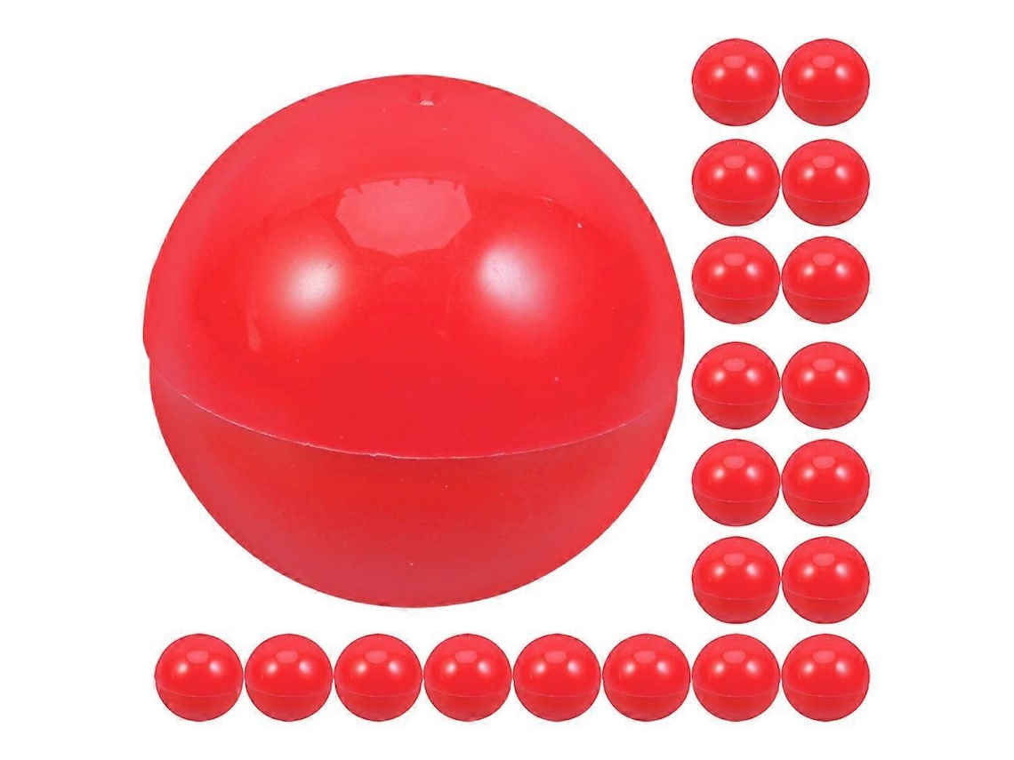 25 Bolas Abríveis De Plástico Para Sorteio Bolas De Tênis De Mesa Bolas De Jogo Esféricas
