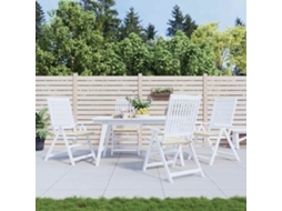 Vidaxl Almofadões P/ Cadeiras Jardim 4pcs 40x40x3 Cm Oxford Cor Creme