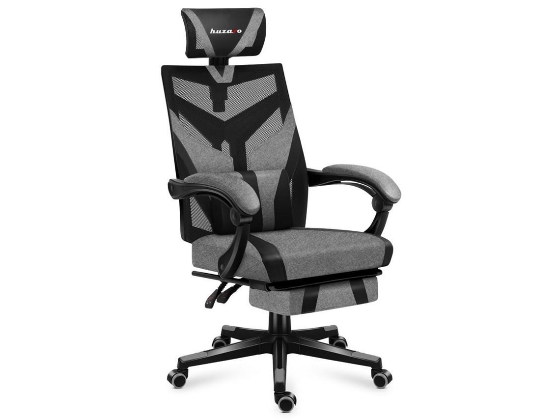 Cadeira gaming cinzenta Combat 5.0 Huzaro