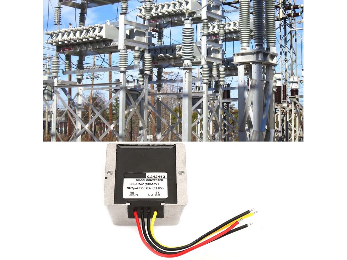 2026yncm-módulo Regulador De Voltaje Auto Step Up/down Conversor Boost/buck 18-36v Para 24v (12a)
