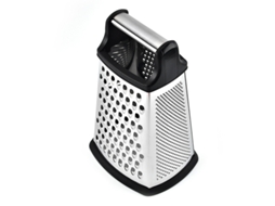 Ralador De Aço Inoxidável Com 4 Lados, Ralador/fatiador Manual Para Frutas, Legumes, Cenouras, Queijo, Próprio Para Lava, Louças