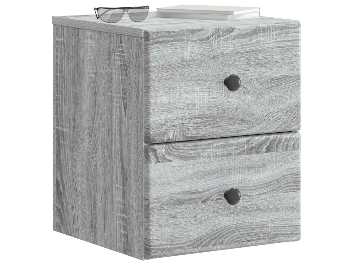 Gabinete de Canto com Gaveta Sonoma Cinzento MAISON EXCLUSIVE