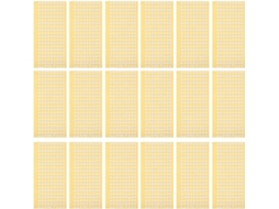 1000 Unidades De Adesivos Redondos Brancos Acrílico Com Dupla Face Para Fixação E Decoração