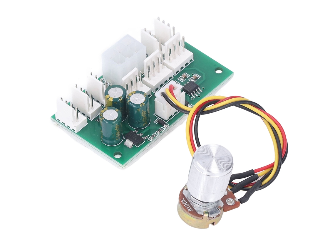 Laxiscreed Ventilador De Energia Para Caixa De Computador Com Distribuidor De 8 Vias E Controle Pwm