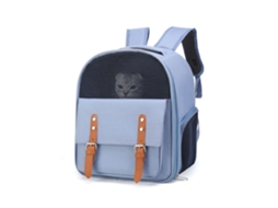 Mochila de Transporte para Cães e Gatos, Azul AQUAFORGE
