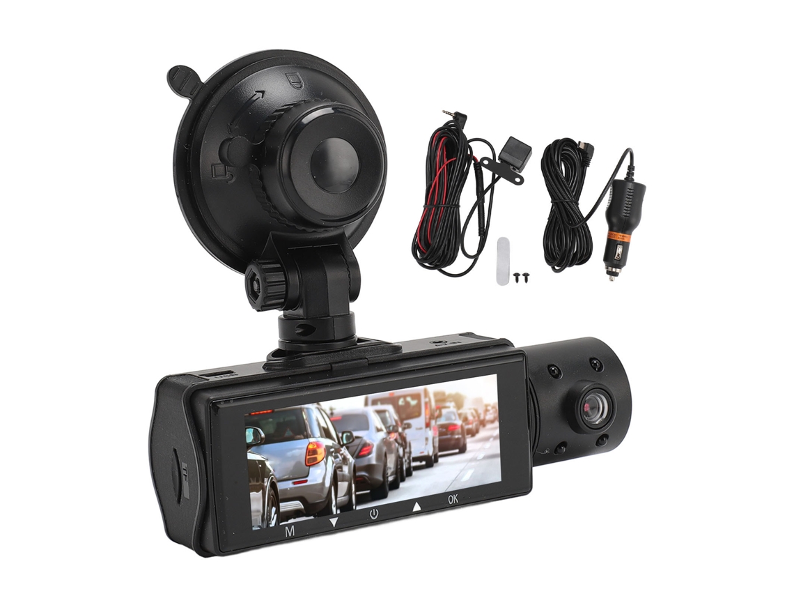Câmera Carro Dvr 1080p Visão Noturna Estacionamento 24h