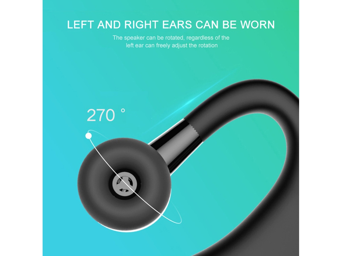 Aetheria fone de Ouvido Bt4.1 V9 Monoaural Rotação 270 Graus Chamadas Handsfree Voz Dial
