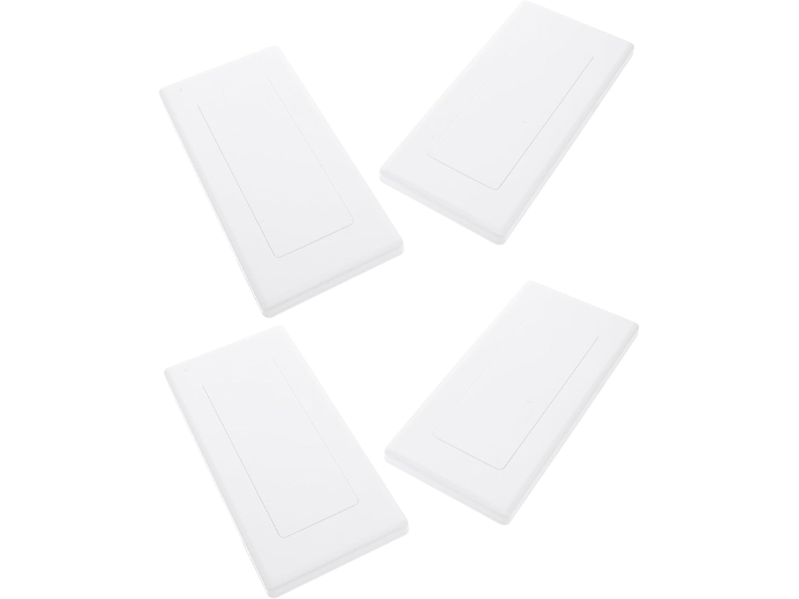 Conjunto De 4 Peças De Placas De Cobertura Plásticas Para Tomadas Elétricas