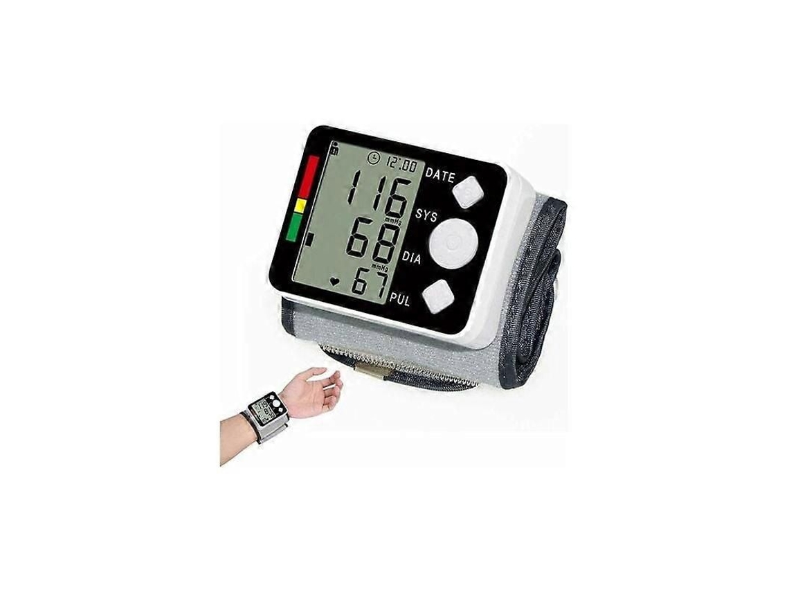 Monitor De Pressão Arterial De Pulso Para Casa - Meça Automaticamente Seu Monitor De Pressão Arterial Com Detecção De Pulso Por Frequência Cardía
