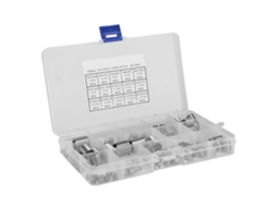 Laxiscreed Conjunto De Ferramentas De Reparo De Rosca Métrica/sae Com 140 Peças Em Aço Inoxidável