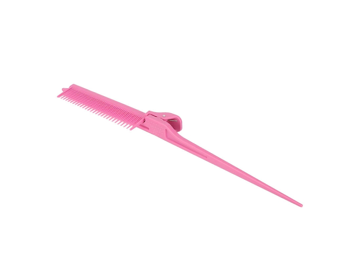 Pente De Rabo De Rato Profissional Rosa Com Clipe Para Realçar O Cabelo, Ferramenta Para Alisar E Tingir. Jinyubo Store
