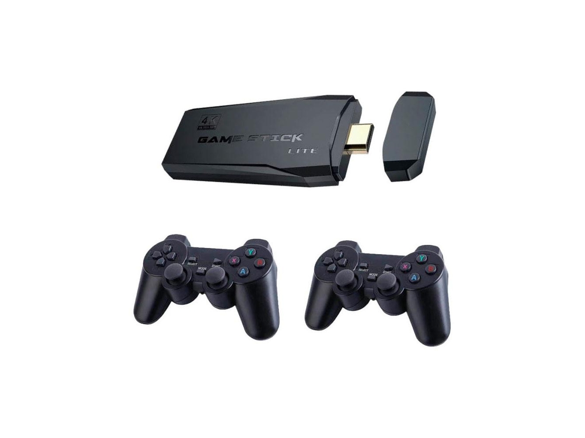 Console Arcade Game Stick Lite / 4K / 64 GB / HDMI / Inclui dois controles / Ex-82318