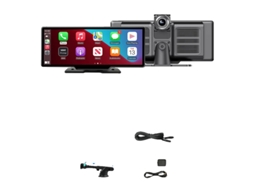 Câmera Veicular, Resolução 4k, Gravação Com Lentes Duplas, T80d-gps, Nenhum-c
