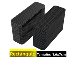 Adesivos Autocolantes Antiderrapantes de Dupla Face com Ganchos e Laços para Fixação Invisível de Almofadas de Sofá. MDUG (30 Peças Retangulares)
