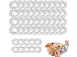 Capas Reutilizáveis De Alumínio Para Alimentos, 50 Filmes Elásticos